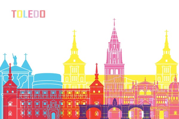 Toledo: Toledo II Skyline Pop by Paul Rommer