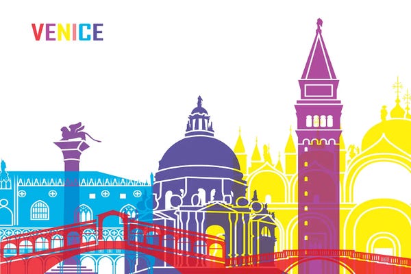 Venice: Venice Skyline Pop by Paul Rommer