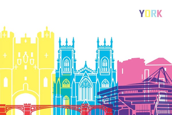 York: York Skyline Pop by Paul Rommer