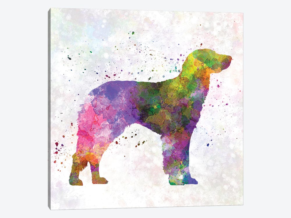 German Longhaired Pointer In Watercolor by Paul Rommer 1-piece Art Print