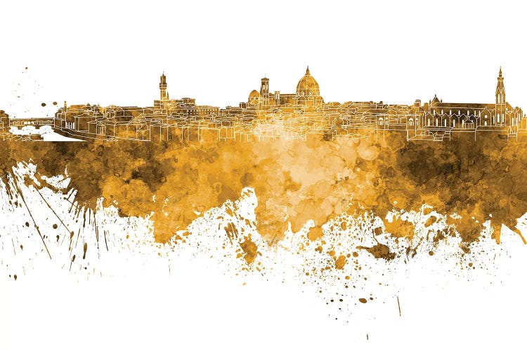 Florence Skyline In Yellow