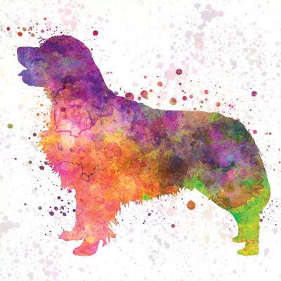 Golden Retriever In Watercolor by Paul Rommer art print