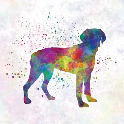 Halden Hound In Watercolor by Paul Rommer acrylic art print