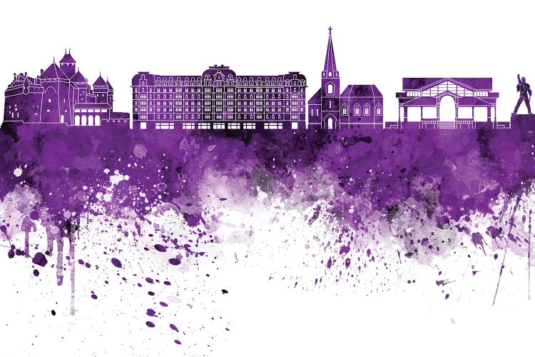 Montreux Skyline In Lilac