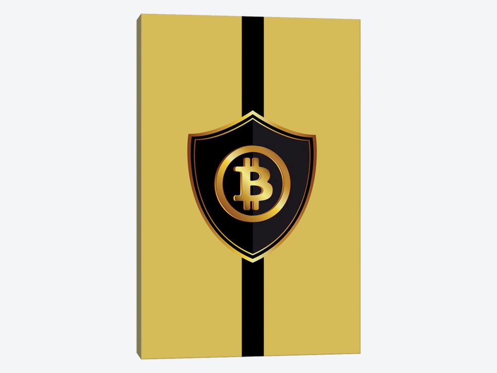 Bitcoin Poster by Paul Rommer 1-piece Canvas Print