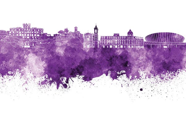 Alpes-de-Haute-Provence: Nice Skyline In Lilac by Paul Rommer