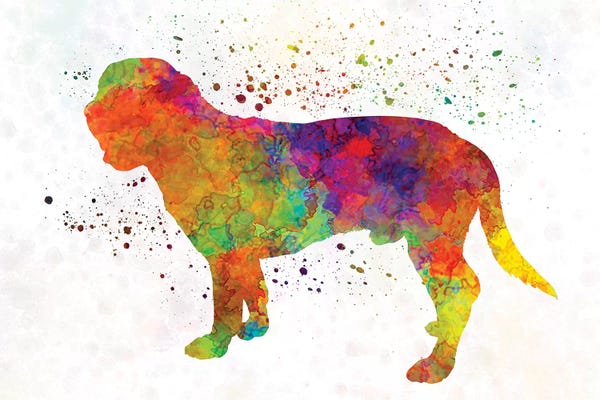 Hounds: Hanoverian Scenthound In Watercolor by Paul Rommer