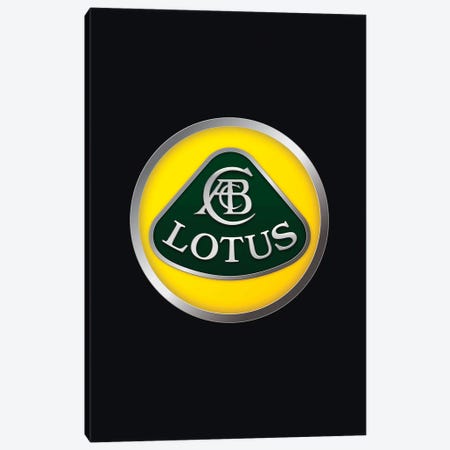 Lotus Logo Canvas Print #PUR3214} by Paul Rommer Canvas Art Print