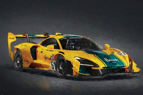 McLaren: Mclaren F1 Ayrton Senna by Paul Rommer