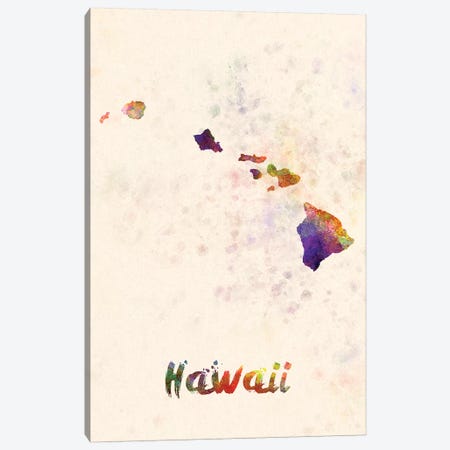 Hawaii Canvas Print #PUR326} by Paul Rommer Canvas Wall Art