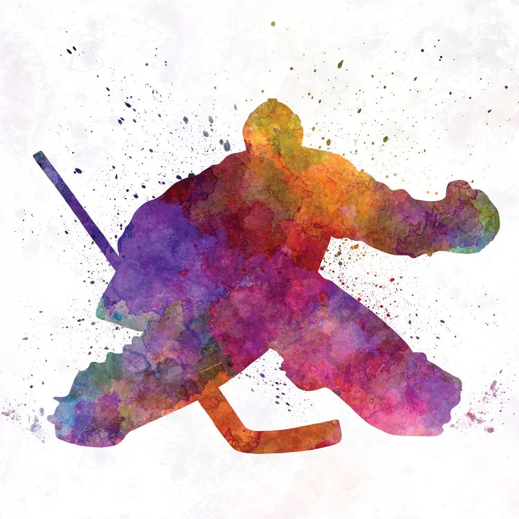 Hockey Goalkeeper by Paul Rommer wall art