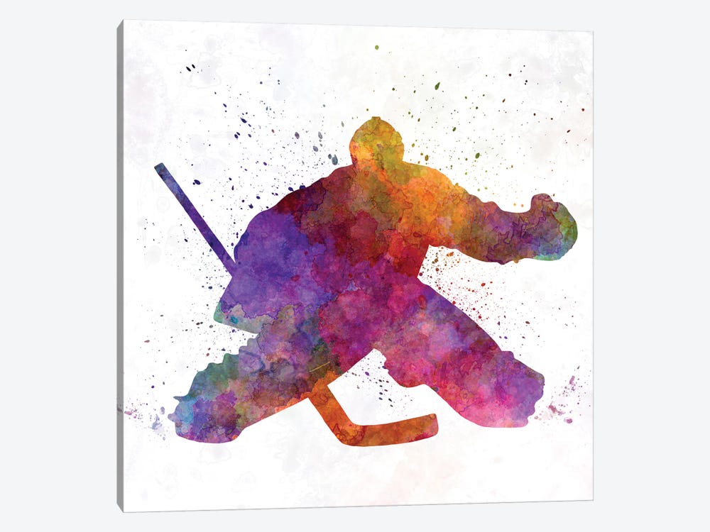 Hockey Goalkeeper by Paul Rommer 1-piece Canvas Artwork