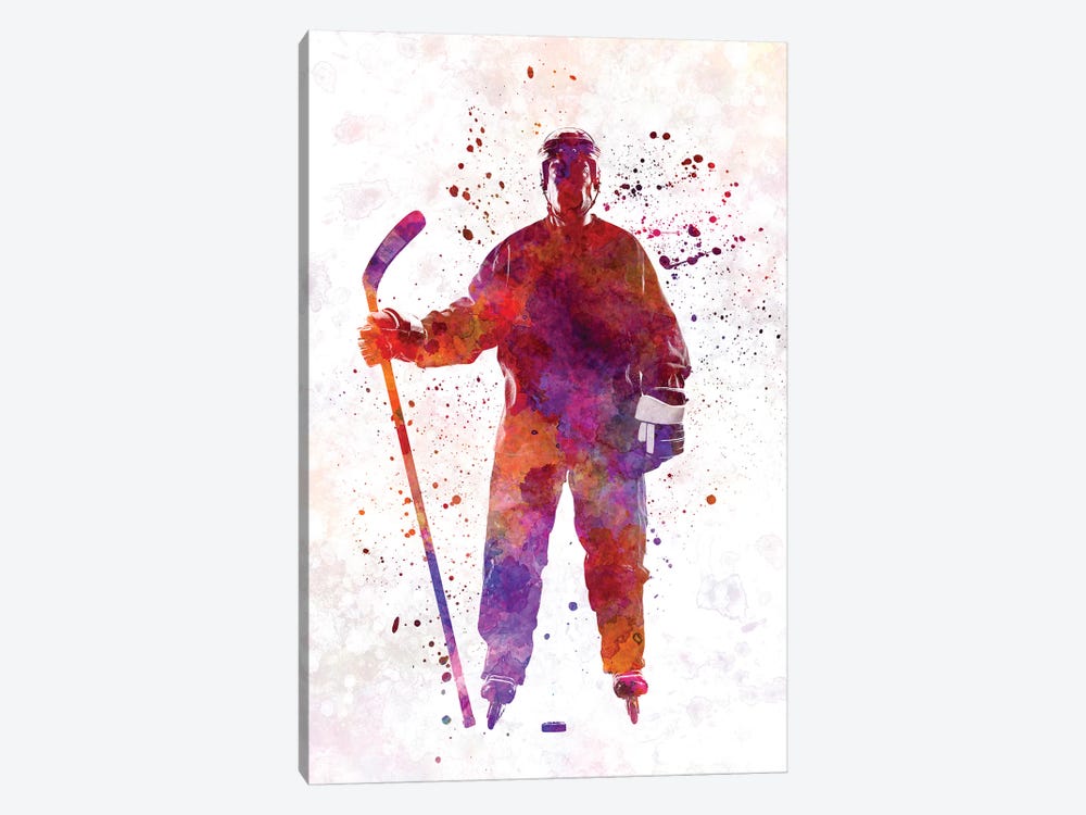 Hockey Skater I by Paul Rommer 1-piece Canvas Art Print