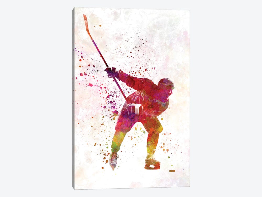 Hockey Skater II by Paul Rommer 1-piece Canvas Artwork