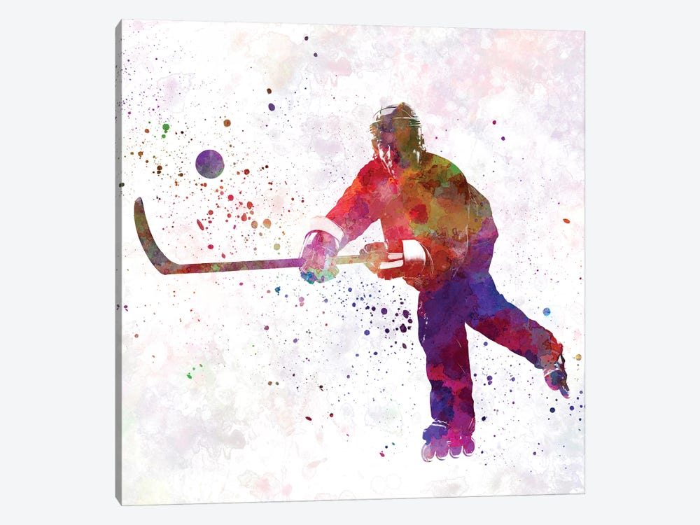 Hockey Skater IV by Paul Rommer 1-piece Canvas Art