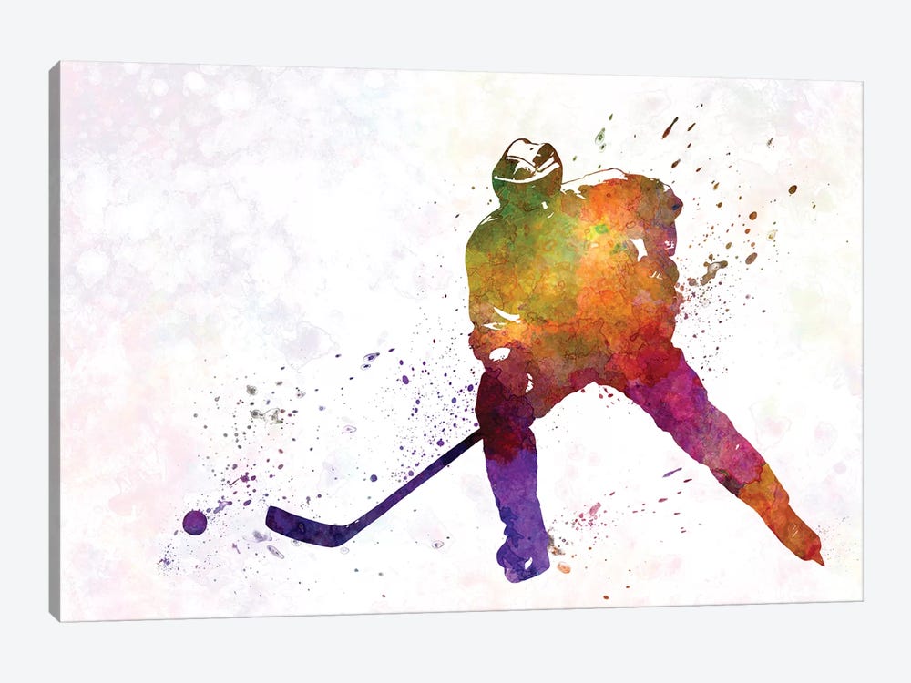Hockey Skater V by Paul Rommer 1-piece Art Print