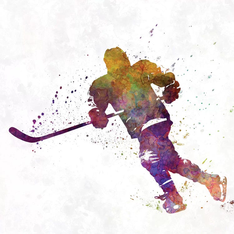 Hockey Skater VI by Paul Rommer wall art