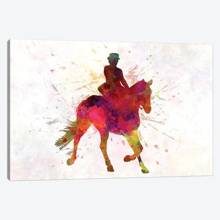 Horse Show III Canvas Print #PUR346} by Paul Rommer Canvas Art