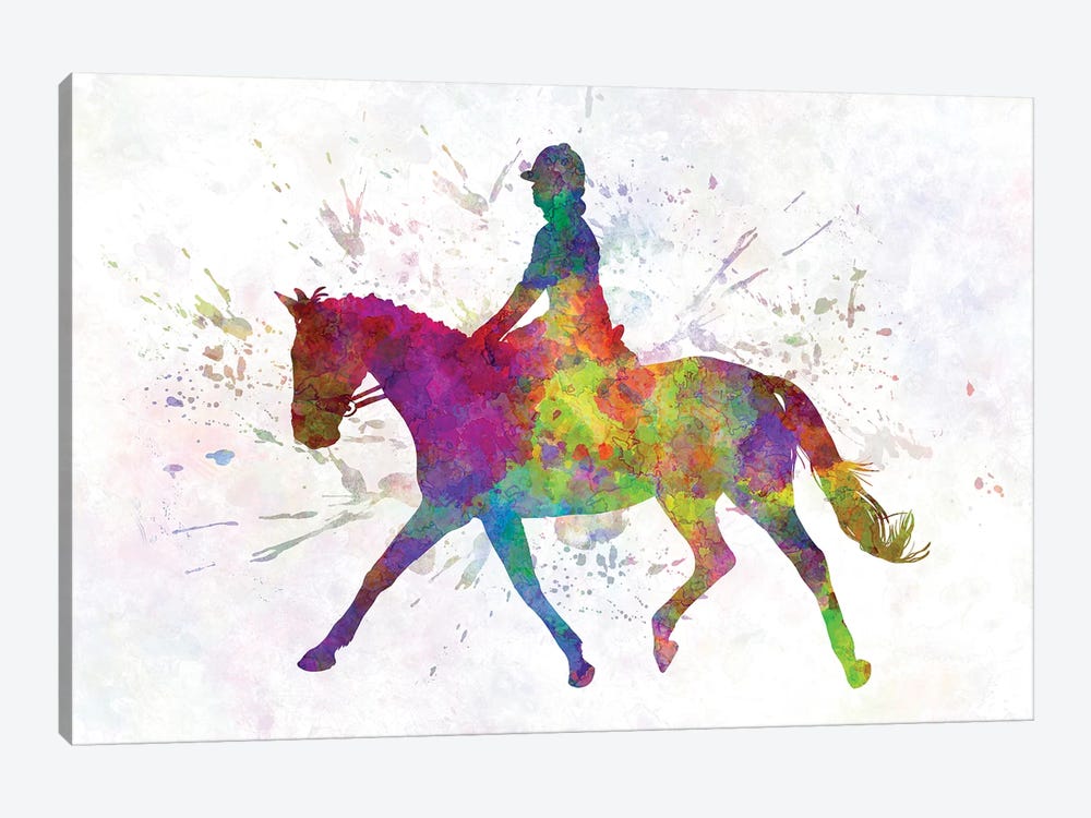 Horse Show V by Paul Rommer 1-piece Canvas Print