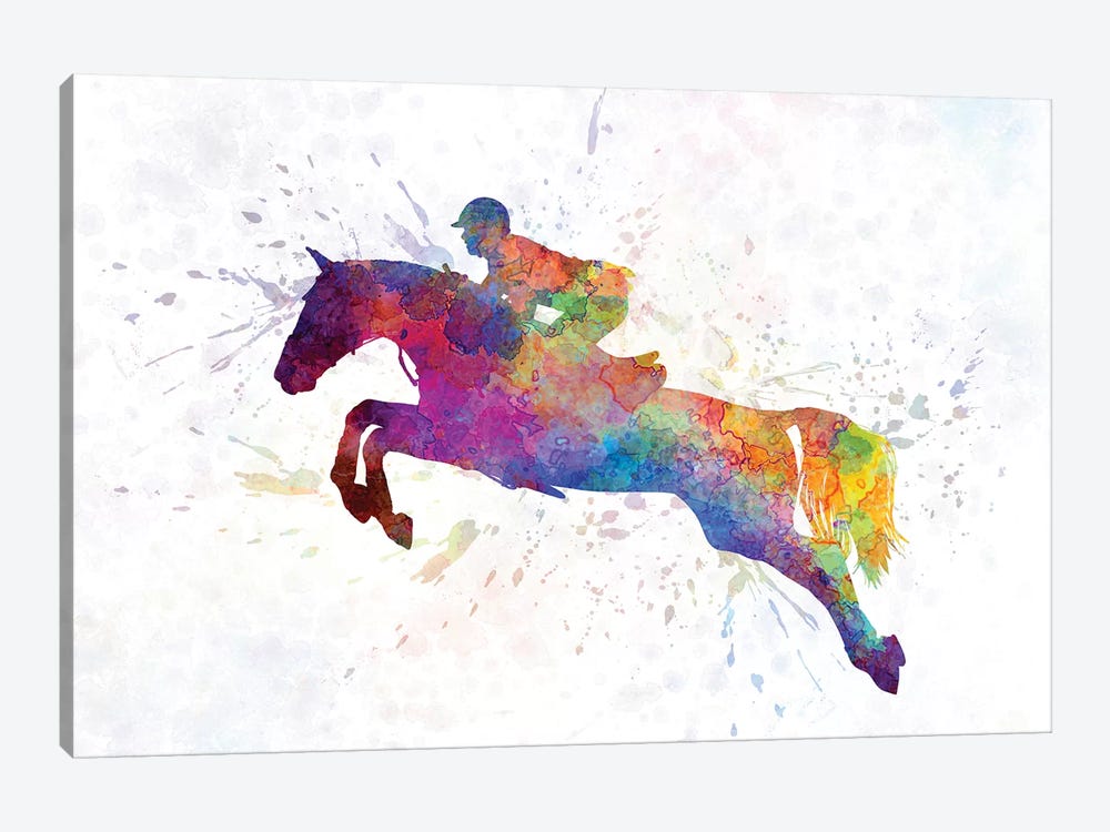Horse Show VI by Paul Rommer 1-piece Canvas Wall Art