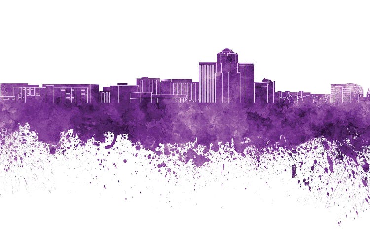 Tucson Skyline In Lilac