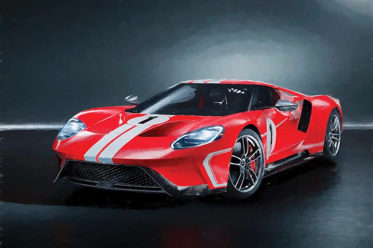 Ford Tuning GT II by Paul Rommer wall art