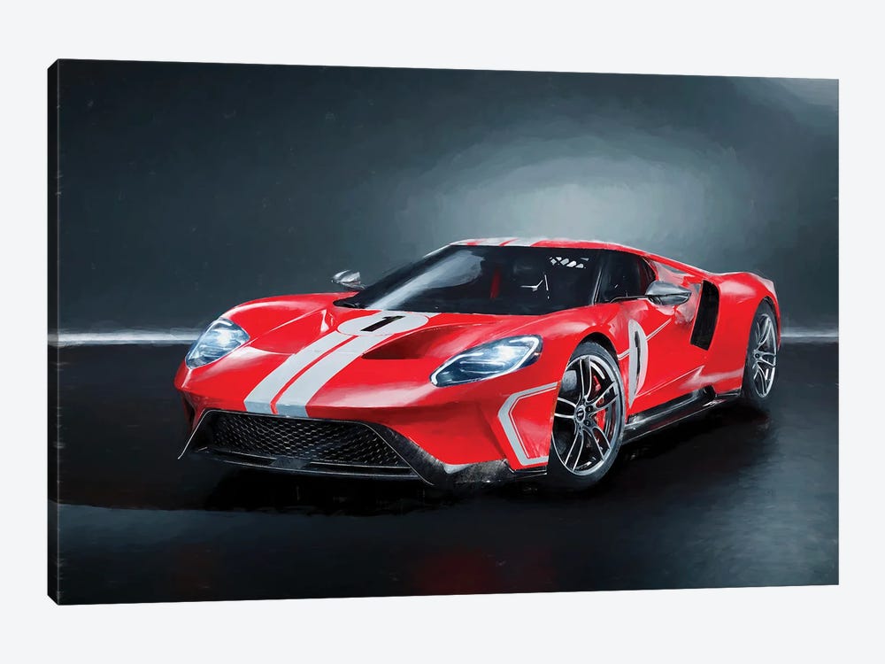 Ford Tuning GT II by Paul Rommer 1-piece Canvas Wall Art