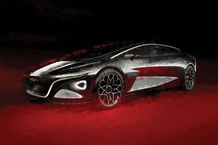 Aston Martin Concept Watercolor