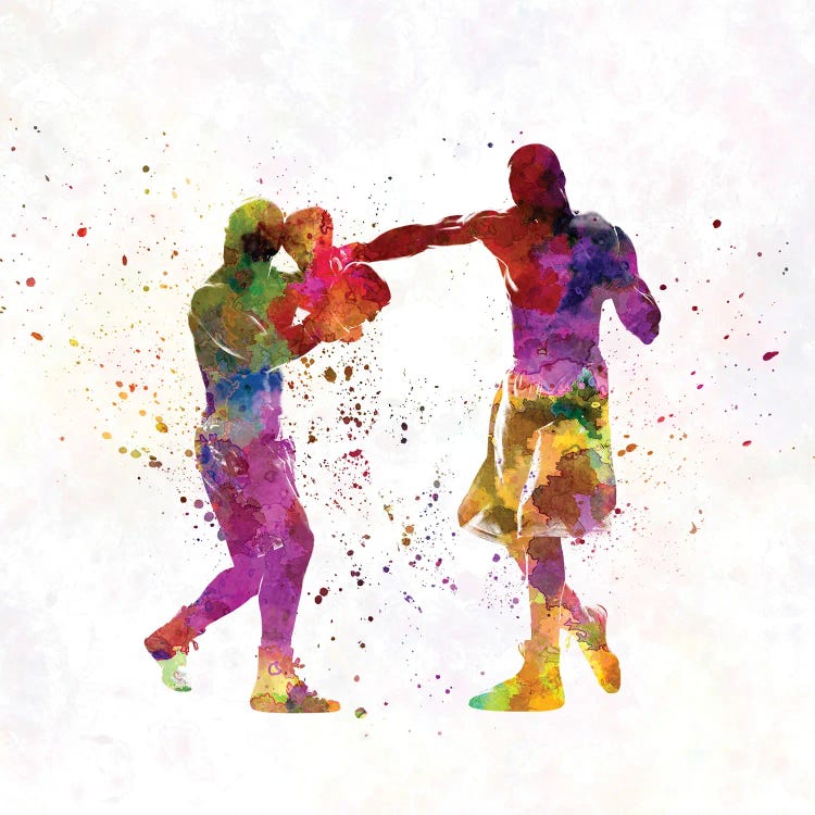 Boxers In Watercolor