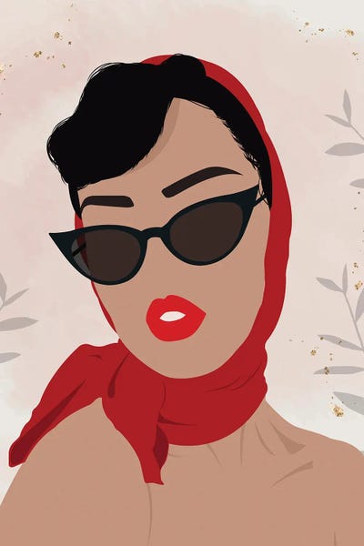 Woman Abstract Portrait Minimalist IV