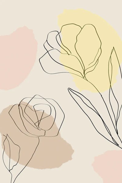 Minimalist Poster Flowers III