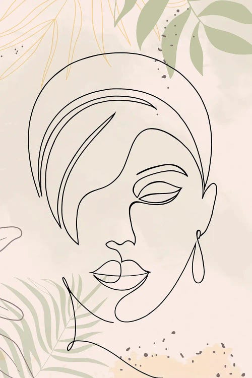 Minimalist Portrait Of Woman I