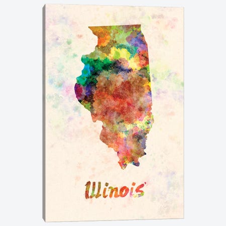 Illinois Canvas Print #PUR362} by Paul Rommer Canvas Art Print