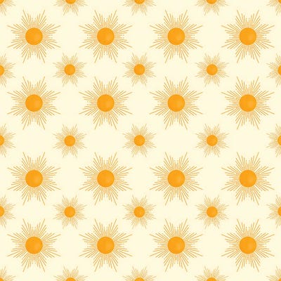 Suns Boho Pattern by Paul Rommer canvas print