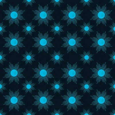 Suns Boho Pattern II by Paul Rommer canvas print