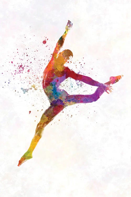Contemporary Male Dance II by Paul Rommer wall art