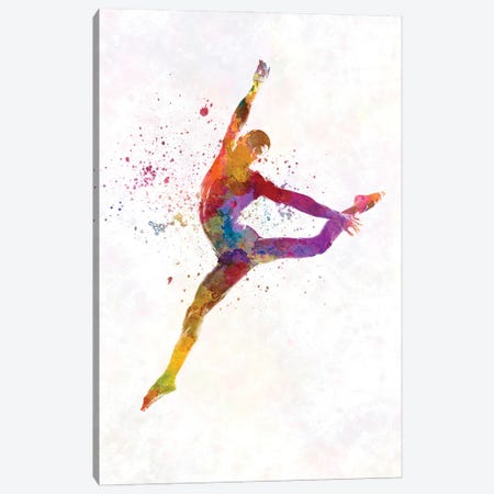 Contemporary Male Dance II Canvas Print #PUR3651} by Paul Rommer Canvas Wall Art