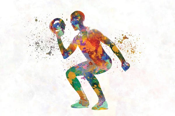 Paul Rommer: Young Man Practices Fitness by Paul Rommer