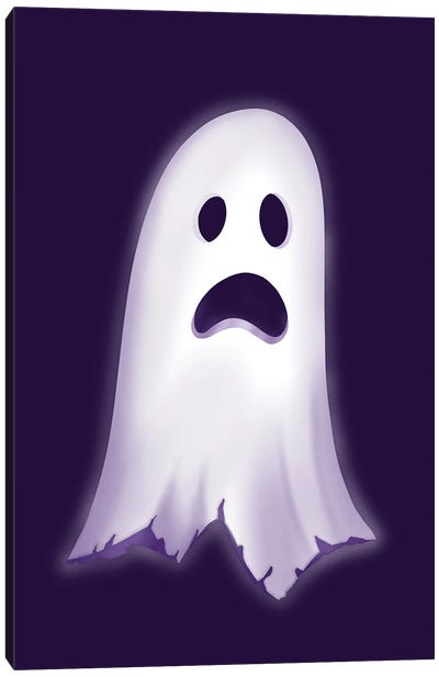 Halloween Ghost Canvas Art Print - Ghosts