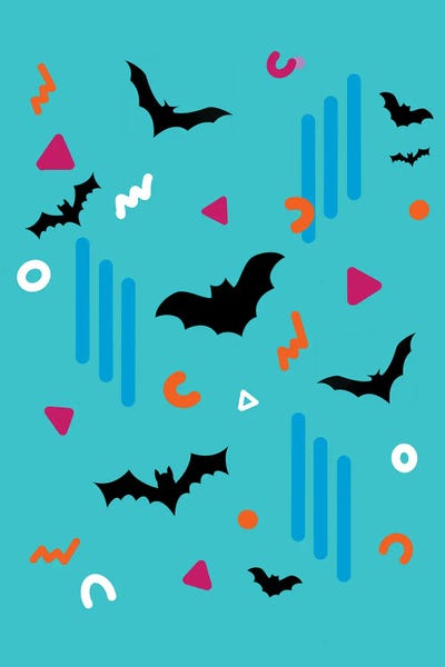 Ghosts And Vampires On Halloween II by Paul Rommer canvas print