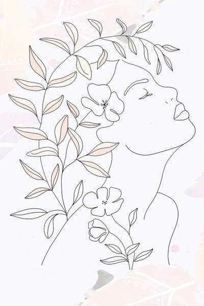 Minimalist Woman Portrait VI