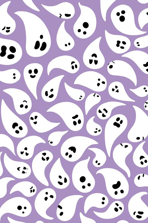 Ghost Pattern On Halloween