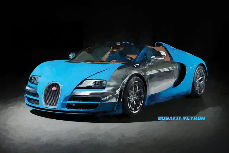 Bugatti Veyron IV by Paul Rommer wall art