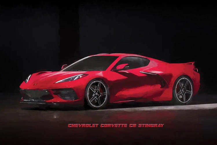 Chevrolet Corvette Stingray by Paul Rommer wall art