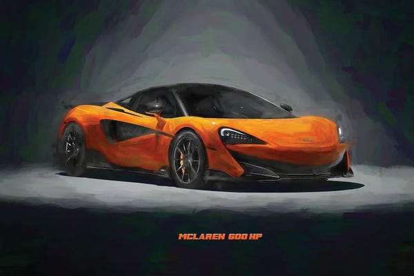 Paul Rommer: McLaren 600 HP In Watercolor by Paul Rommer