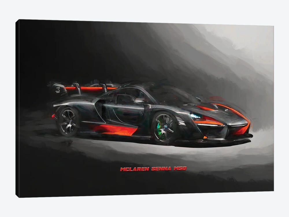 Sports Car Wall Art Large Poster McLaren MSO 570S Spider Canvas Pictures 
