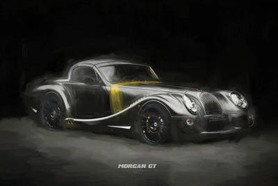 Morgan GT In Watercolor by Paul Rommer canvas print