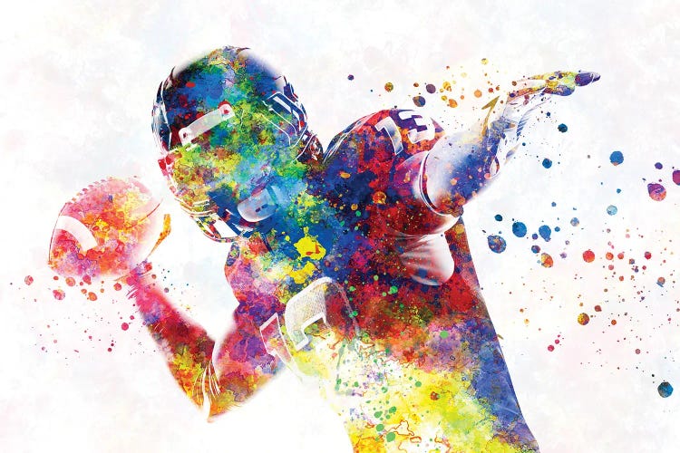 American Football V6 by Paul Rommer wall art
