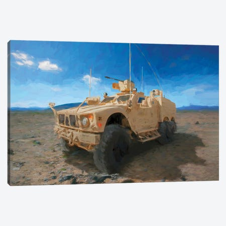 Gun Military Vehicle Canvas Print #PUR4094} by Paul Rommer Canvas Art