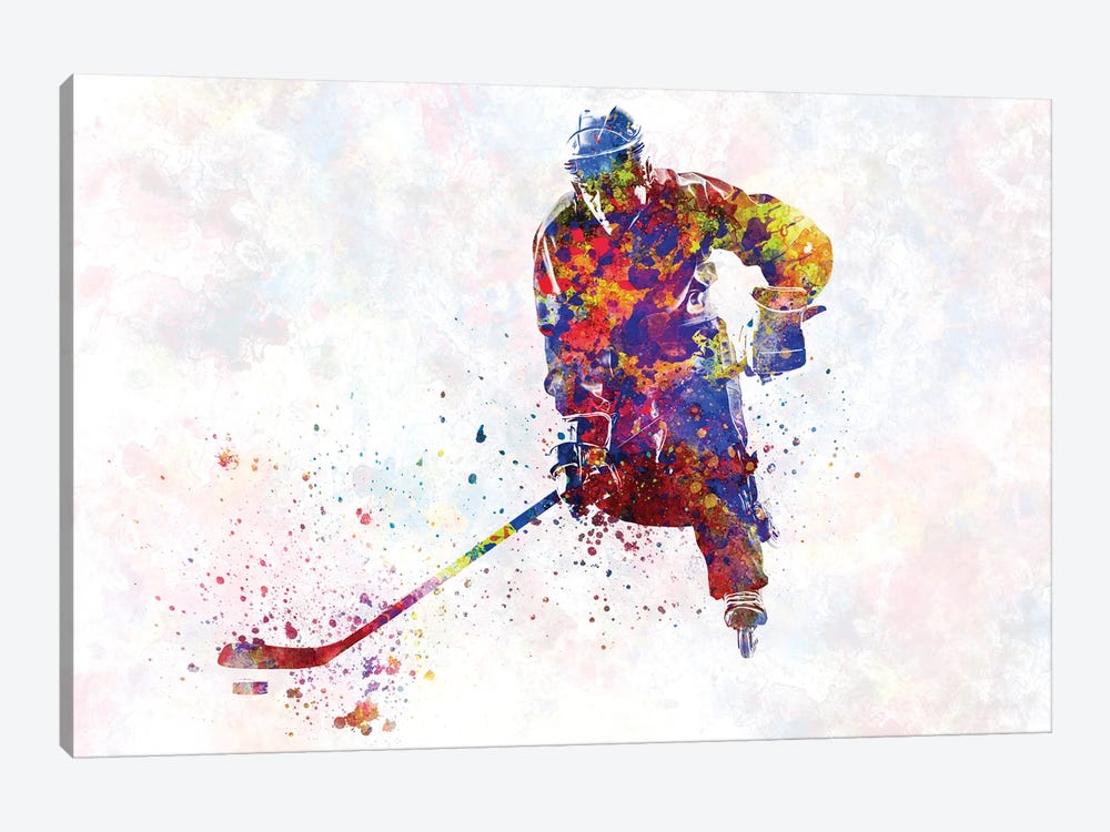 Ice Hockey by Paul Rommer 1-piece Canvas Art